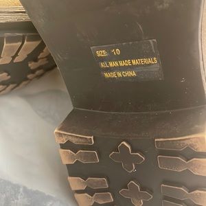 Over the knee tan boots . Worn 2 times .